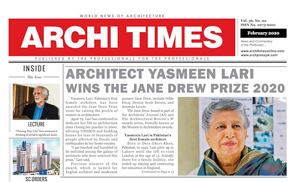 Architect Yasmeen Lari wins the Jane Drew Prize 2020