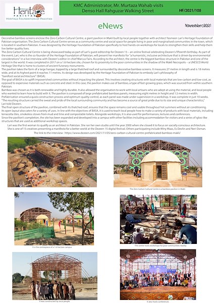 Prefabricated bamboo community centre in Pakistan built by local people