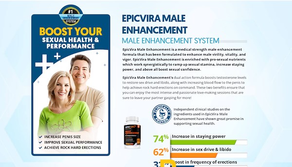 EpicVira Male Enhancement Reviews!  EpicVira Male Enhancement Pills!