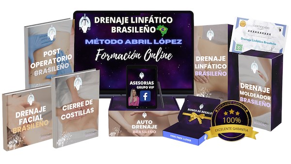 DRENAJE LINFÁTICO BRASILEÑO CURSO COMPLETO + BONOS GRATIS