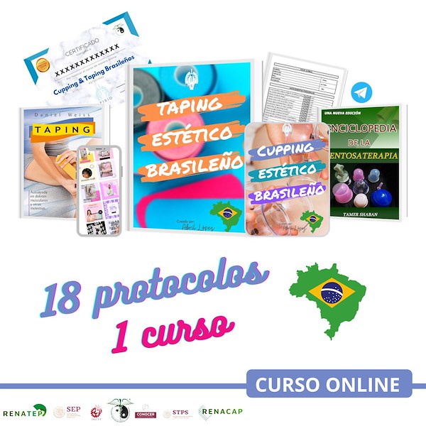 Curso de Cupping y Taping Brasileño Completo + Guías Y Manuales Gratis