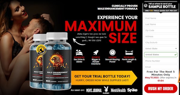 Alpha Ignite Male Enhancement Gummies Leads to stronger and longer erections