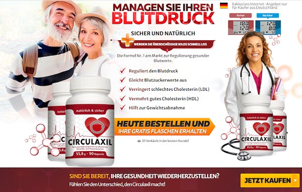 Circulaxil Test Deutschlan: Inhaltsstoffe zur Kontrolle des Zuckerspiegels, Preis und Bezugsquellen?